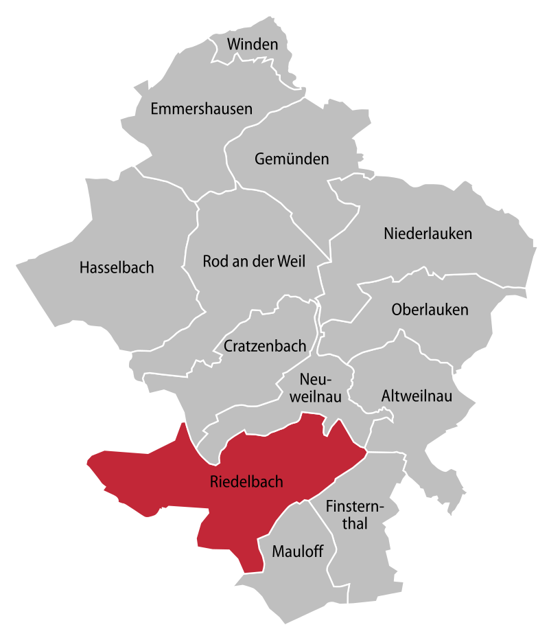 Karte Weilrod Riedelbach